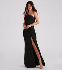 Abbie Formal Crepe Mermaid Dress