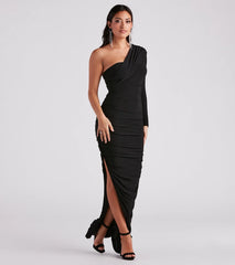 Teressa Formal Ruche Long Dress