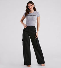 Whiskey Is The Answer Cropped Graphic Tee