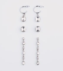 Gorgeous Dainty Gemstone Earrings Set