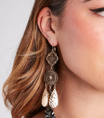 Desert Chic Detailed Drop Earrings