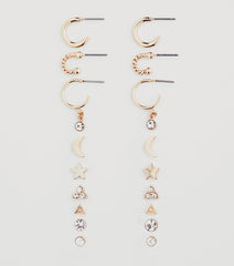 Written In The Stars Eight Earrings Pack