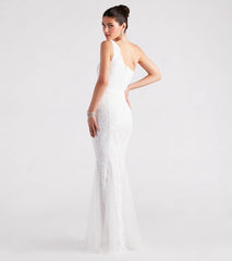 Hilary Formal Sequin One-Shoulder Mermaid Dress