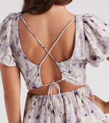 Freshly Picked Floral Skater Dress