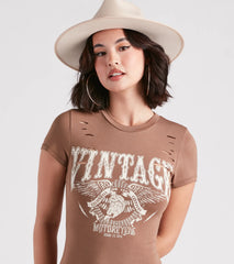 That Vintage Vibe Graphic Mini Dress