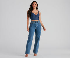 GNO Denim Corset