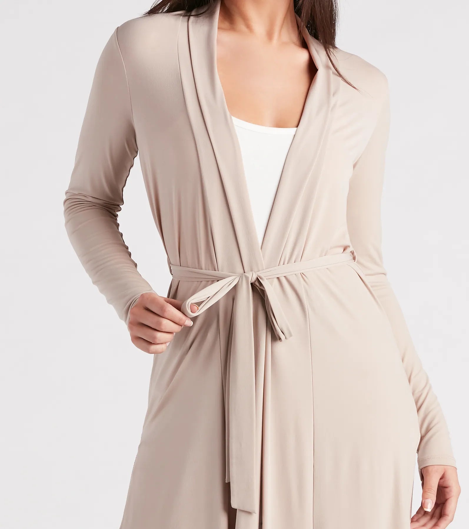Breezy Chic Crochet Trim Kimono