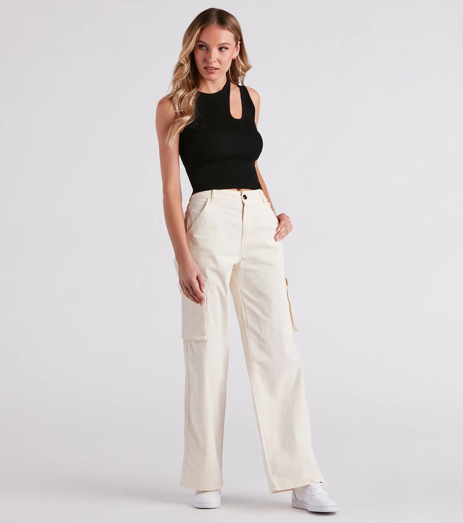 Such A Trendsetter Wide-Leg Cargo Pants