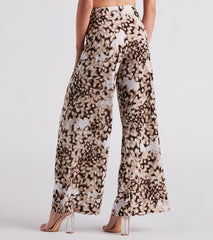 Cause Commotion Printed Wide Leg Pants