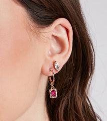 Mesmerizing Beauty Gemstone Earrings Set
