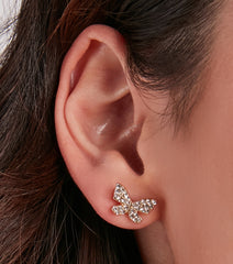 Catching Feels Butterfly Chain Earrings