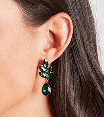 Shine With Elegance Gemstone Drop Earrings