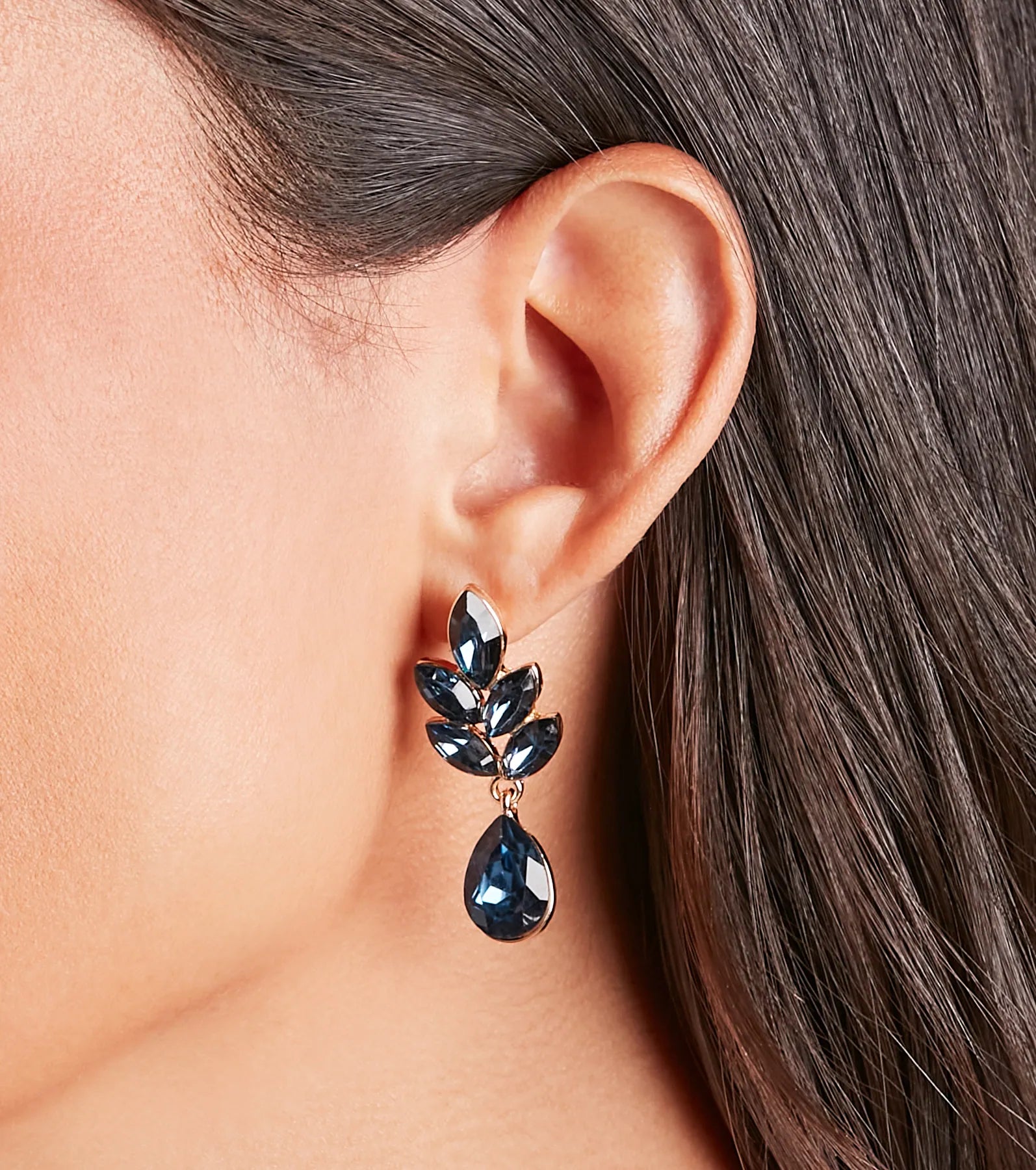 Shine With Elegance Gemstone Drop Earrings