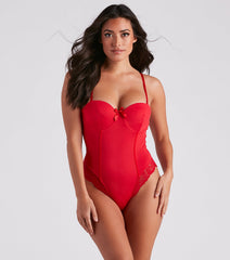 Lovestruck Lace Teddy Bodysuit