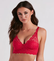 In Love With Lace Longline Bra