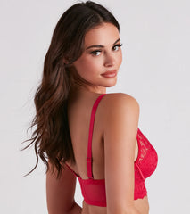 In Love With Lace Longline Bra